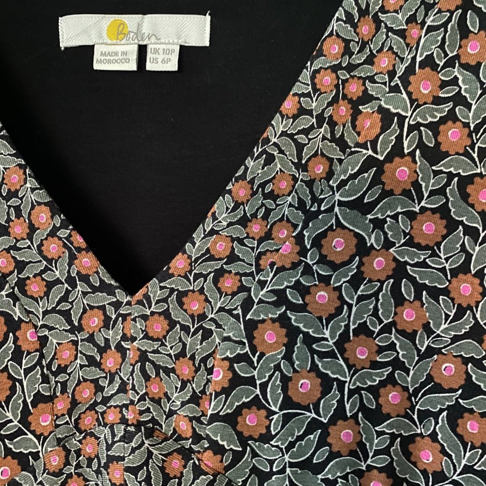 Boden Empire Jersey Dress, EUC